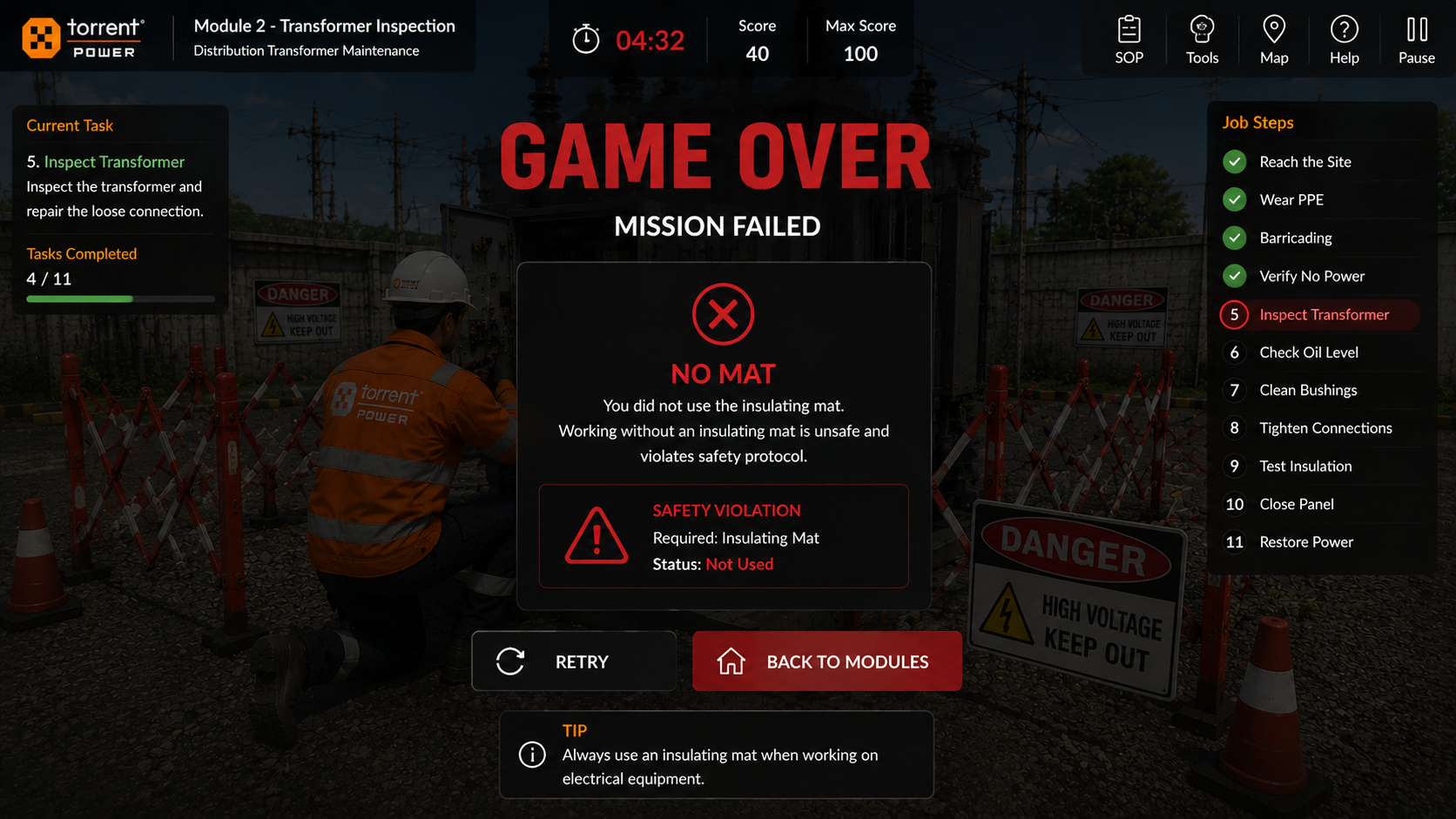 Torrent Power VR Electrical Field Service Training screenshot 2